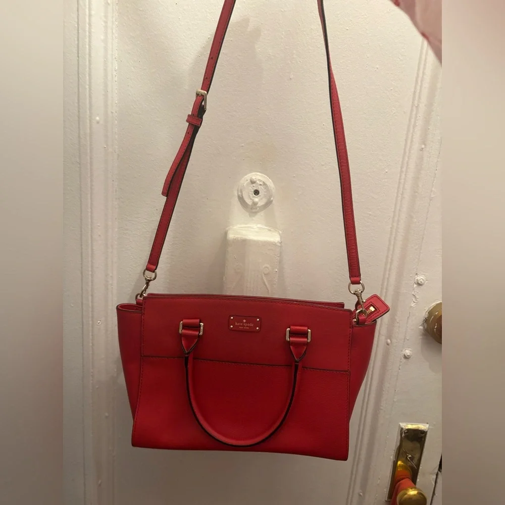Kate Spade Cherry Red Shoulder Bag - Picture 4 of 5